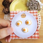 【オーダー商品】目玉焼き　オムライス　ミニチュアシール
