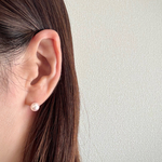 【6.5mm あこや真珠】一粒パールピアス｜本真珠｜初めてのパール・普段使い・フォーマル｜サージカルステンレス ゴールド