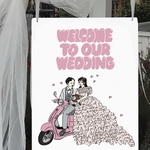ゆるかわウェディングイラスト💛🍀結婚報告・ウェルカムボード・SNS用