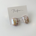 【1点もの】pink pearl イヤリング