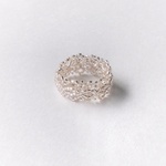 Lacy Grass Ring / シャイニーヌードピンク