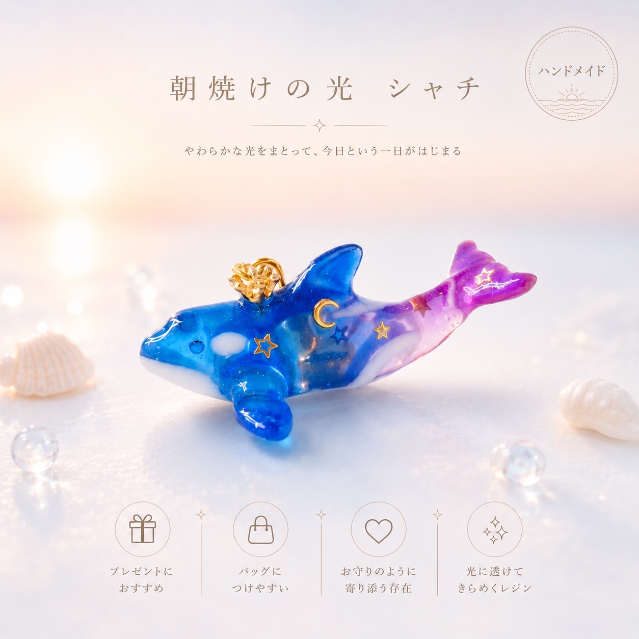シャチのペアキーホルダー - Handmadeshop Camelia | minne byGMO