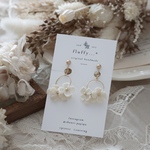 Annabelle Lyre earring / pierce ーアナベルと天使の輪の耳飾りー