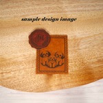 【mii☺︎♩*様専用】＜2点分＞切手型キーホルダー（Dog ver）■ｲﾀﾘｱﾝﾚｻﾞｰ:MARGOT(#Dark Brown,#Fieno)