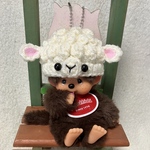 モンチッチキーチェーン用帽子🐏2027年未年🐏ひつじの帽子