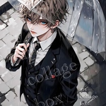 975 art collage box 人物ステッカー
