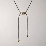 ループタイ風のロングネックレス*ラリエット