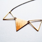 Cymbal's flag necklace（無地）