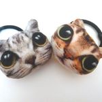 ふわもこ猫ヘアゴム
