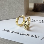 【S925】カット入りフープピアス/ゴールド シルバー925ピアス つけっぱなしピアス ゴールドピアス シンプルフープピアス ワンタッチピアス キャッチレスピアス フープピアス