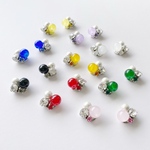 推し色ビジューピアス/イヤリング