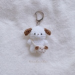 いぬポシェットつきのわんこ　キーホルダー
