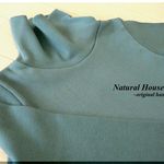 更に値下げ!!　セール【120】やわらか★グレイッシュブルー　タートルネックTシャツ