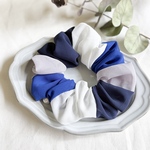 navy blue シフォンシュシュ (ネイビーブルー、群青)
