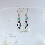 氷上のちいさなペンギンピアス（イヤリング）　new
