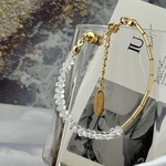 【マグネットブレス】glass bracelet gold🪽 (サージカルステンレス)