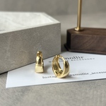 Gold【つけっぱなし OK / S925】ラウンドフープピアス/シルバー925ピアス つけっぱなしピアス ゴールドピアス ピアス キャッチレスピアス フープピアス ギフト