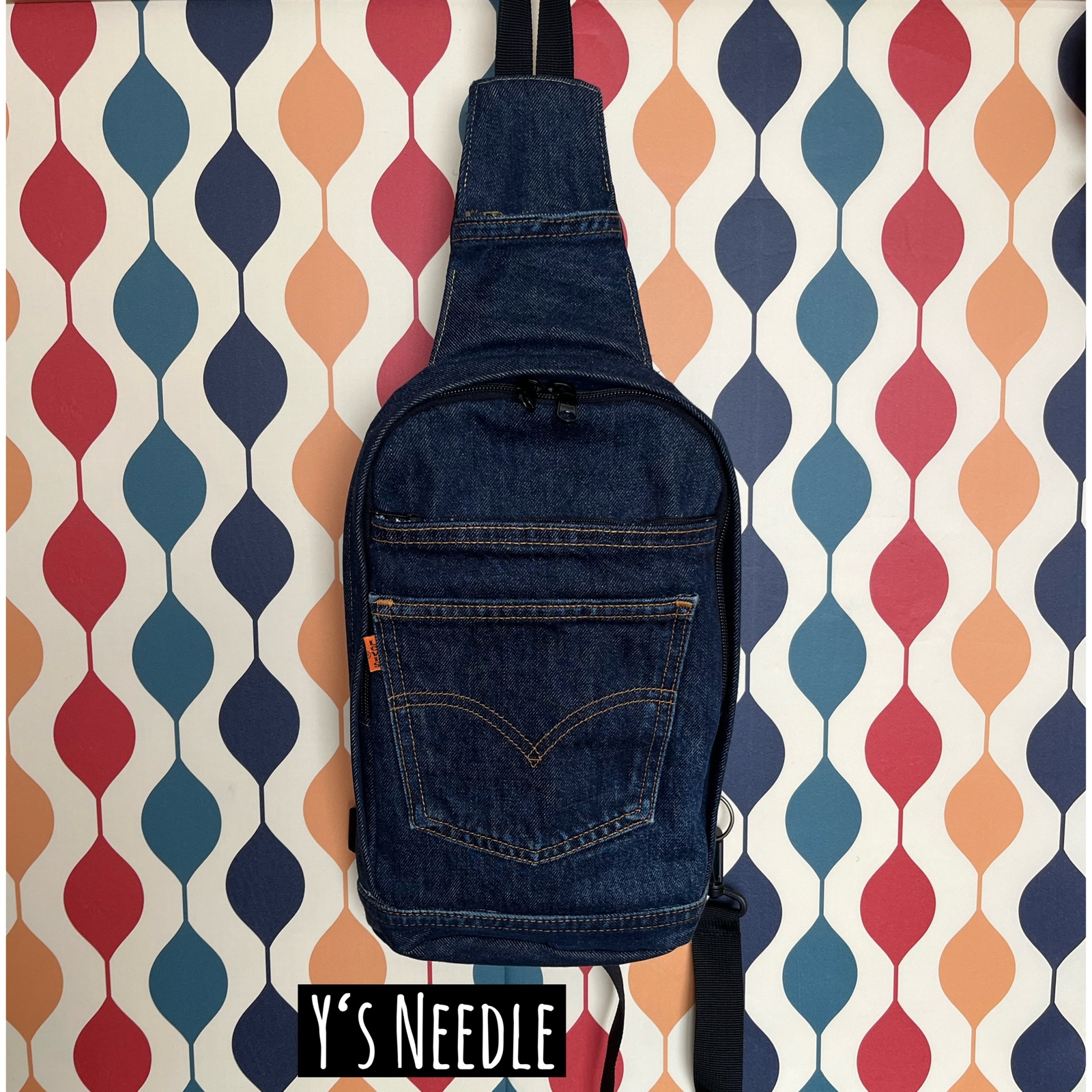 デニム ショルダーバッグ トートバッグ - Y's Needle handmede | minne