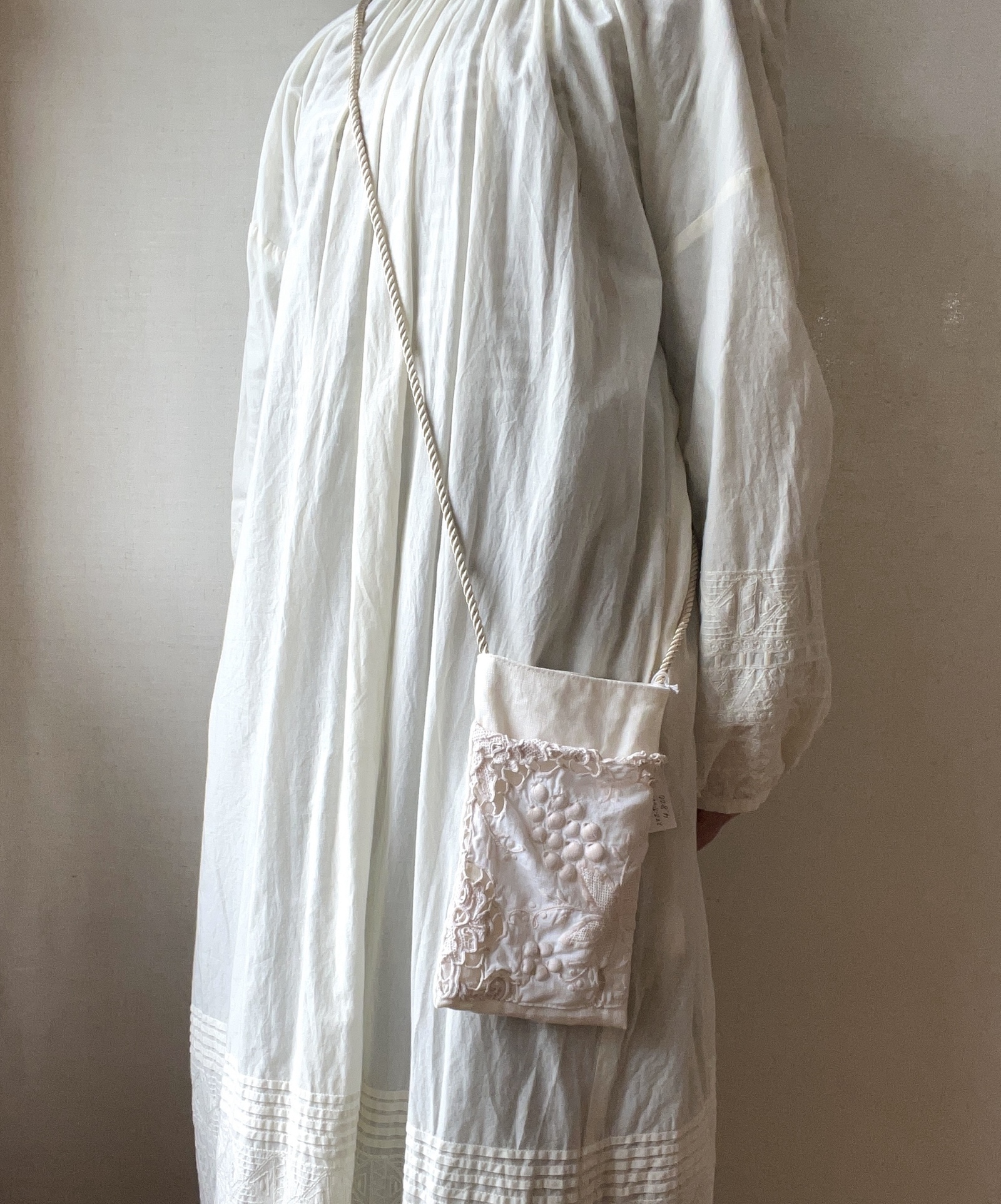 Tシャツみたいなリネンのワークプルオーバー/natural - mercerie Lien 