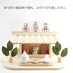 神棚《長屋板葺き社》お守り入れ　御札立て