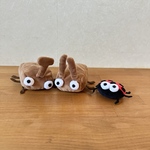 カブトムシ　クワガタ　てんとう虫　ぬいぐるみ　手のひらサイズ　子ども　おもちゃ　置物