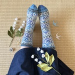 ツバメとすずらんのソックス