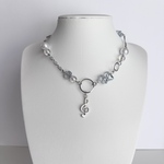 あおいろ音符ネックレス