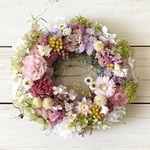 母の日♡希少スターチスとソーラーカーネーションの母の日リース