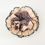 chiffon / brown check