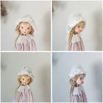 landoudou  hminordoll  サイズのボンネット🎀