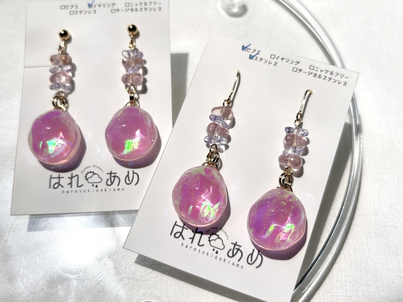 再販23】金魚すくい ピアス/イヤリング - はれ/あめ | minne byGMO