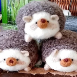 【羊毛フェルト】ハリネズミのハリー🦔大サイズ　　受注製作