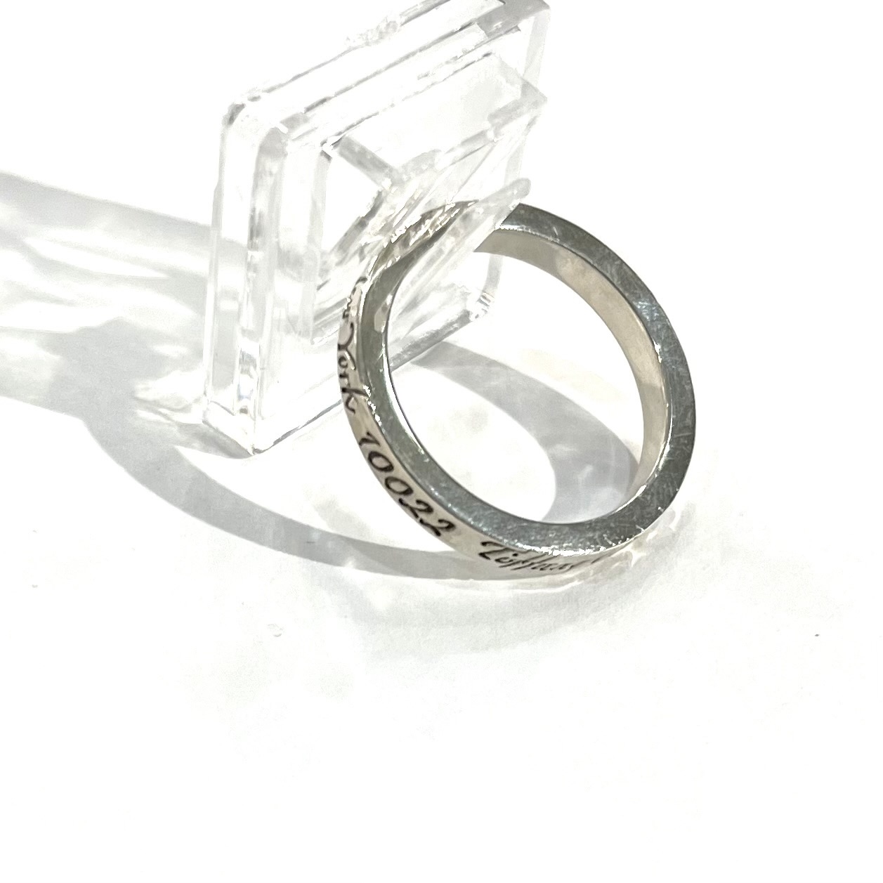 TIFFANY＆CO】【13号】 2524 ティファニーaddress ナローリング 指輪