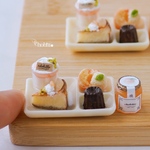 ランチのような桃プレート