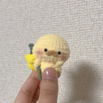 ミモザぴよちゃん　ひよこあみぐるみ