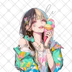no.  435オリジナル人物ステッカー