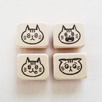 トラにゃんこのお顔はんこ [A~D] 