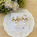 🐾わんこピアス🐶シーズー🐾