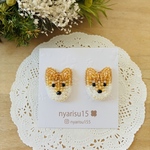 🐾わんこピアス🐶柴犬🐾