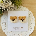 🐾わんこピアス🐶チャウチャウ🐾