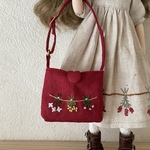 ドール用 スワッグ刺繍のバッグ