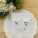 🐾わんこピアス🤍ウエストハイランドホワイトテリア