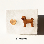 犬のお散歩ピアス/イヤリング✴︎トイプードル