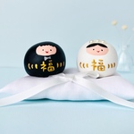 ウエディングころころ夫婦守りだるま【ドレス】ご入籍や結婚記念日のお祝いプレゼントに♡