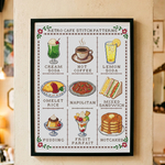  (刺繍キット販売)  レトロカフェ クロスステッチ