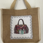 ジュートバッグ👜クロスステッチ刺繍