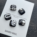 👣 再販🅽🅴🆆【2枚one set・親指のみ】𝗕𝗟𝗔𝗖𝗞 𝗱𝗼𝘁𝘀 𝗳𝗼𝗼𝘁
