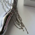 1pcs)数量限定商品)カットチェーン)rhodium)100cm)#LT3