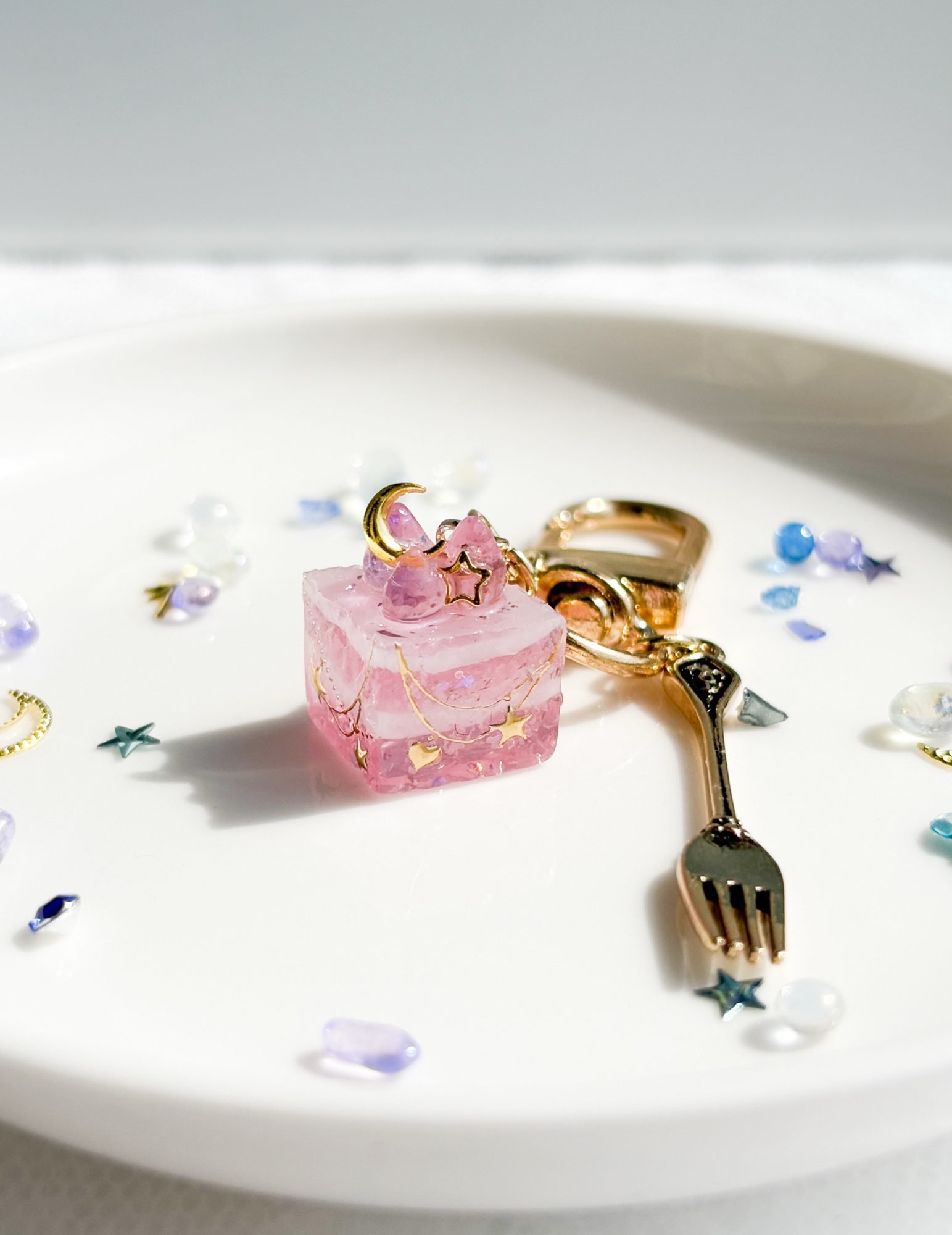 ハンドメイド レジン 夜桜 ネックレス さくら - Licht* | minne byGMO