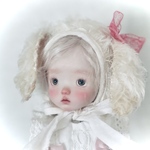 landoudou  hminordoll サイズのうさみみ帽子(՞ ܸ. .ܸ՞)"